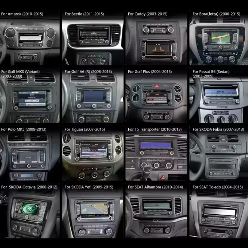 Ecran Autoradio CarPlay Seat / Skoda / VW Polo / Golf 5 / 6 - Image 7