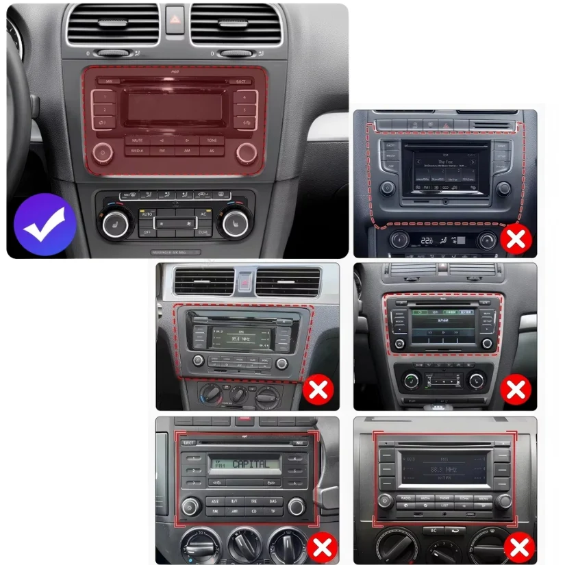 Ecran Autoradio CarPlay Seat / Skoda / VW Polo / Golf 5 / 6 - Image 8