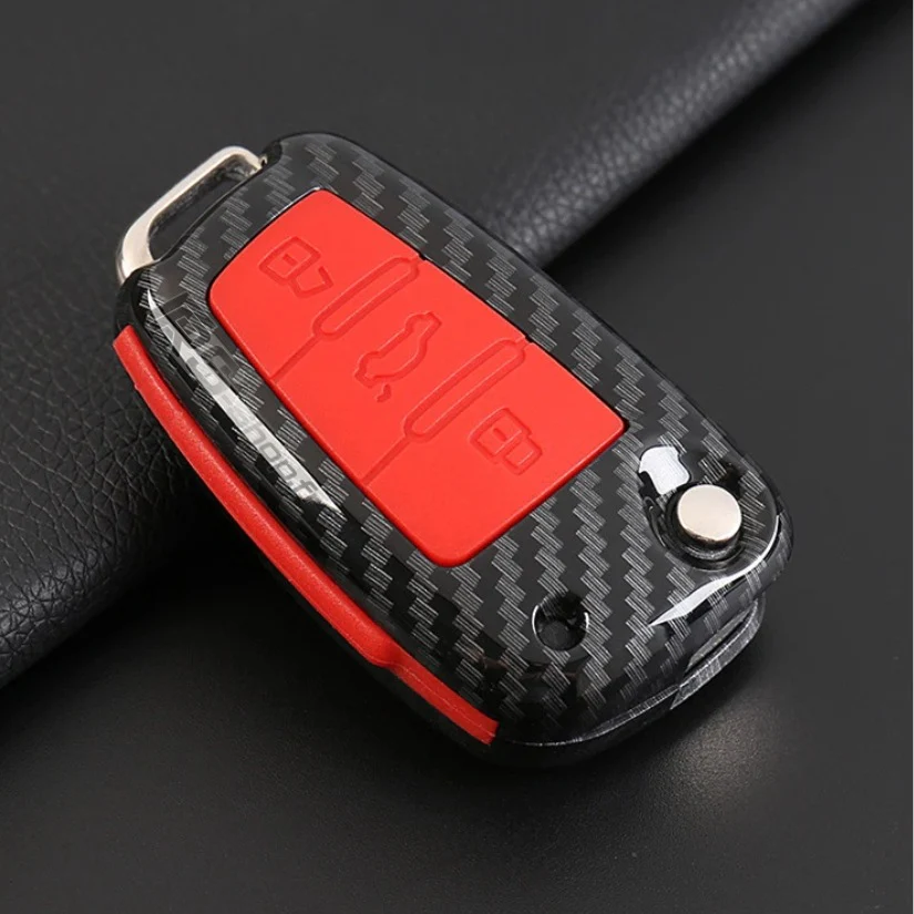 Coque Clé Audi Carbone Style - Image 3