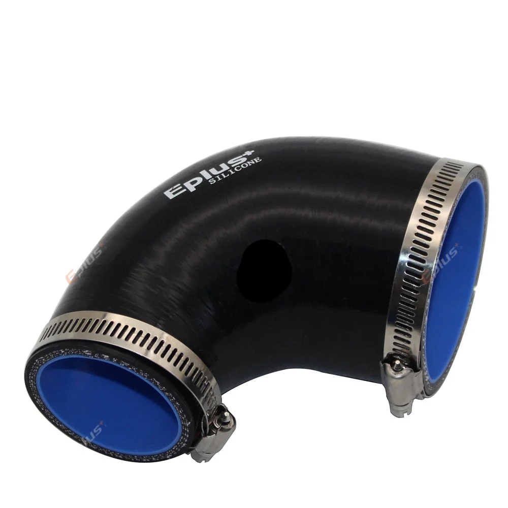 Coude Silicone Universel Noir 90 degré - Image 5