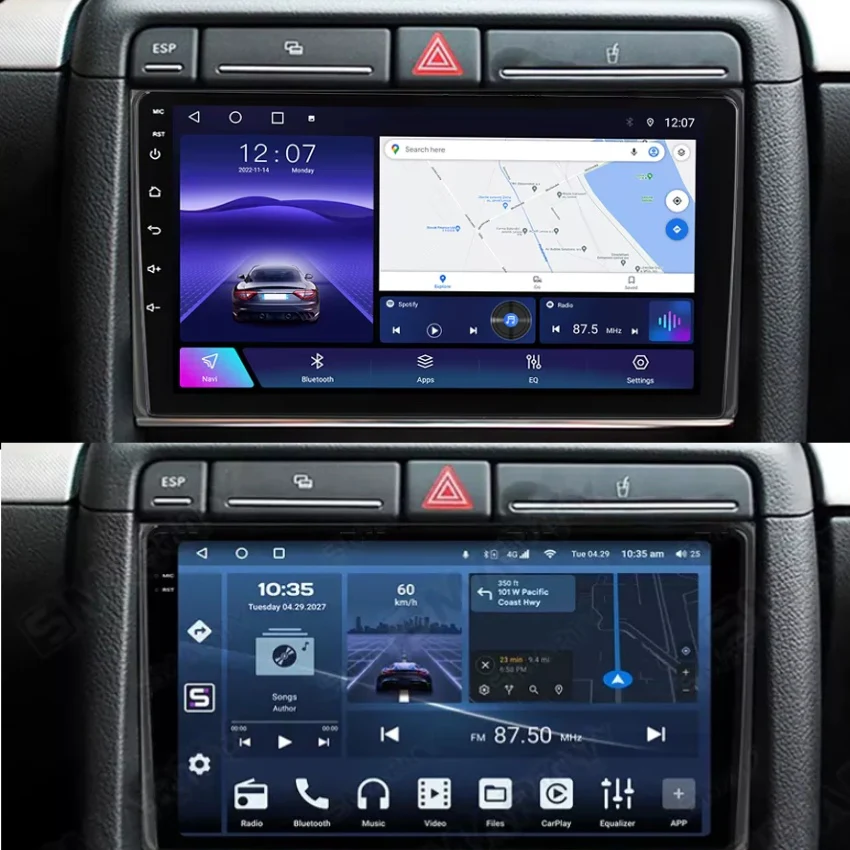 Ecran Autoradio Carplay Audi A4 B6 B7 - Image 5