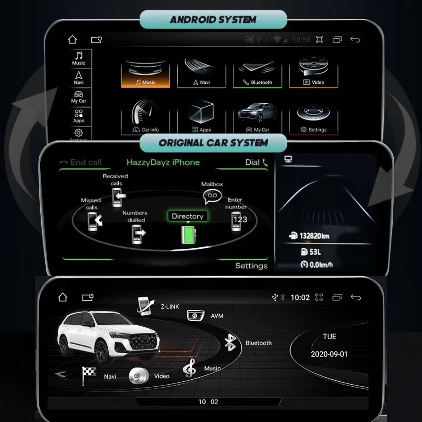 Ecran Autoradio Carplay Audi Q7 4L - Image 4