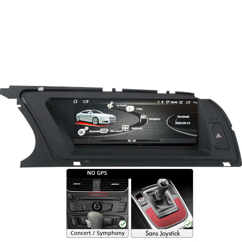 Ecran Autoradio Carplay Audi A4 A5 B8 Q5 - Image 10
