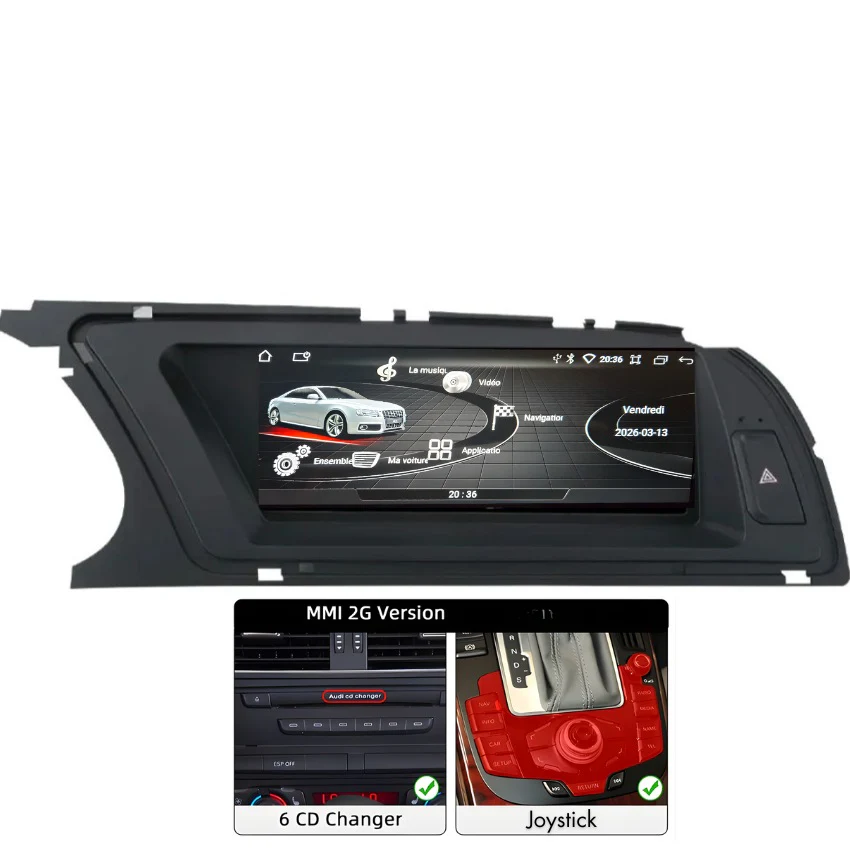 Ecran Autoradio Carplay Audi A4 A5 B8 Q5 - Image 6