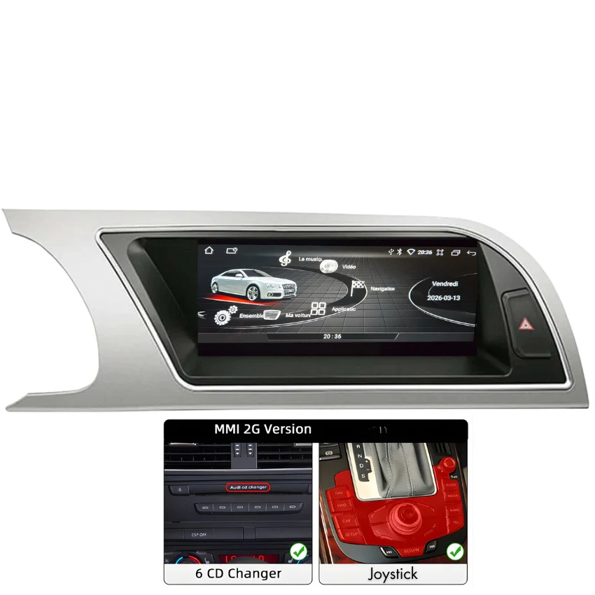 Ecran Autoradio Carplay Audi A4 A5 B8 Q5 - Image 7