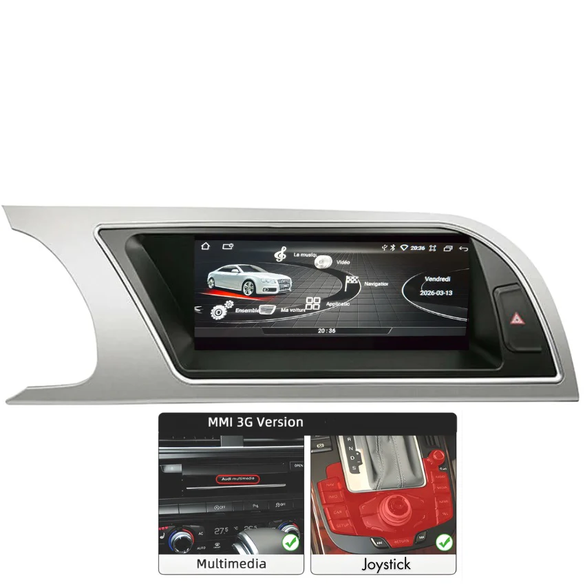 Ecran Autoradio Carplay Audi A4 A5 B8 Q5 - Image 8