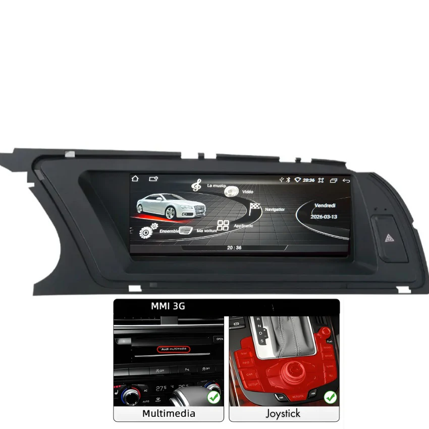 Ecran Autoradio Carplay Audi A4 A5 B8 Q5 - Image 9