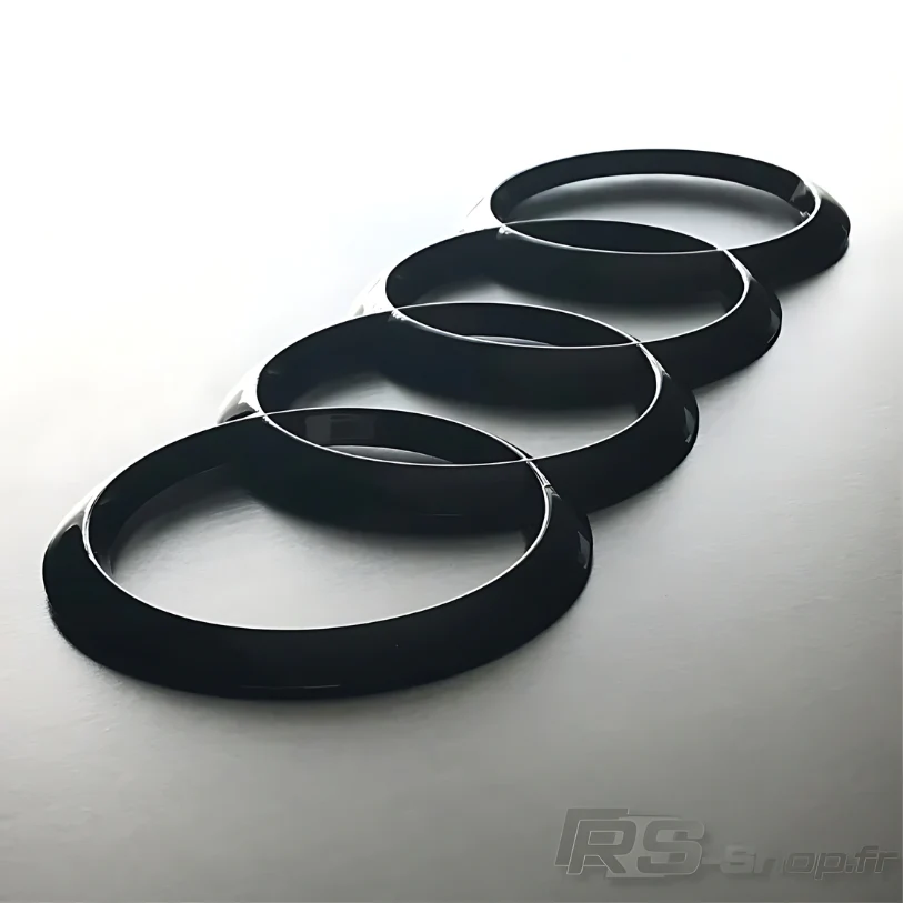 Logo / Badge Audi Noir Avant / Arrière - Image 11