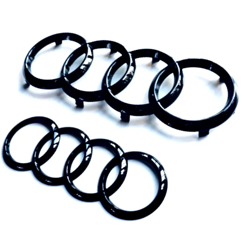 Logo / Badge Audi Noir Avant / Arrière - Image 4