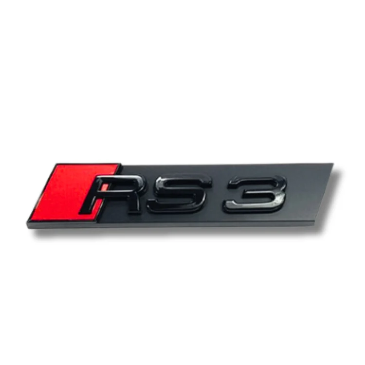Logo / Badge Audi RS3 / RS4 / RS5 / RS6 / RS7 / RSQ3 / RSQ8 Noir - Image 18