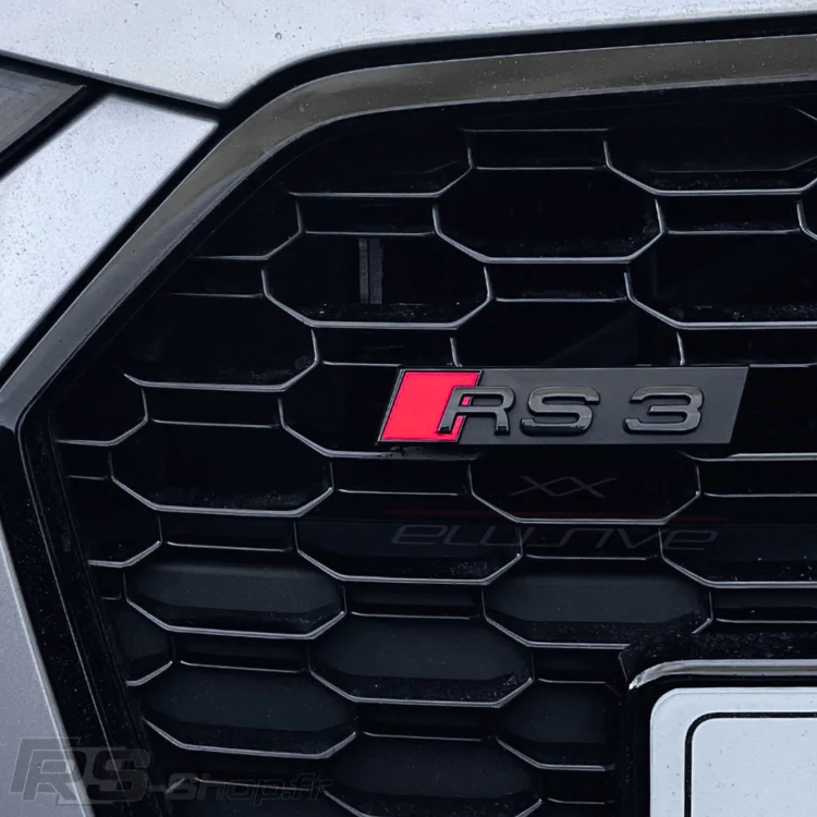Logo / Badge Audi RS3 / RS4 / RS5 / RS6 / RS7 / RSQ3 / RSQ8 Noir - Image 37