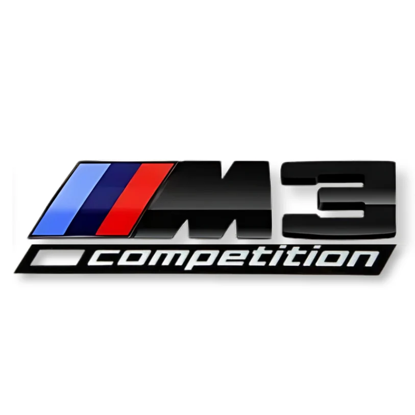 Logo BMW M / M2 / M3 / M4 / M5 Compétition Noir - Image 12