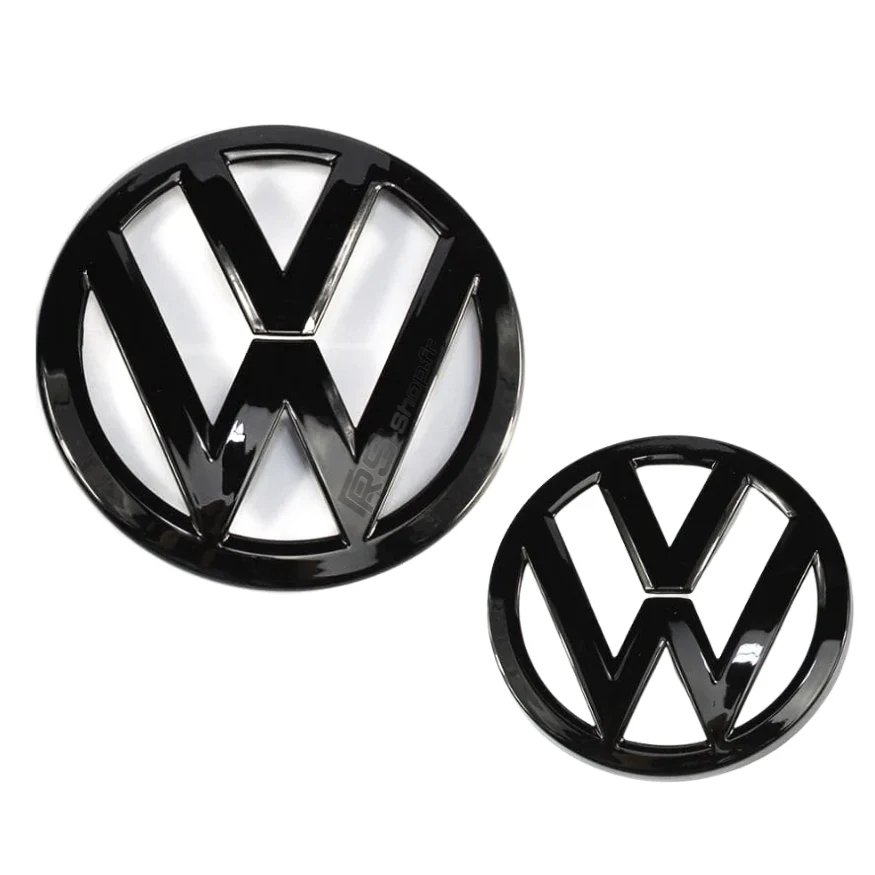 Logo VW Noir 3D Golf 5 / 6 / 7 - Image 3