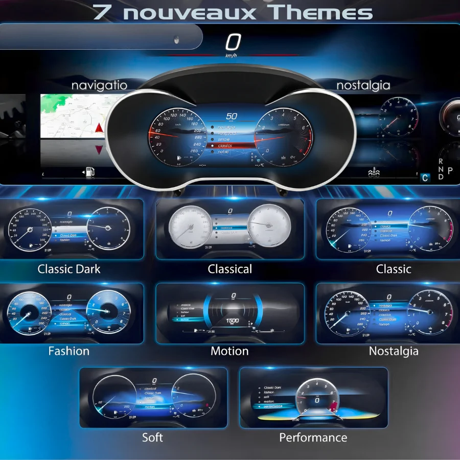 Virtual Cockpit Mercedes Class A / C / E / G / GLE / GLC - Image 3