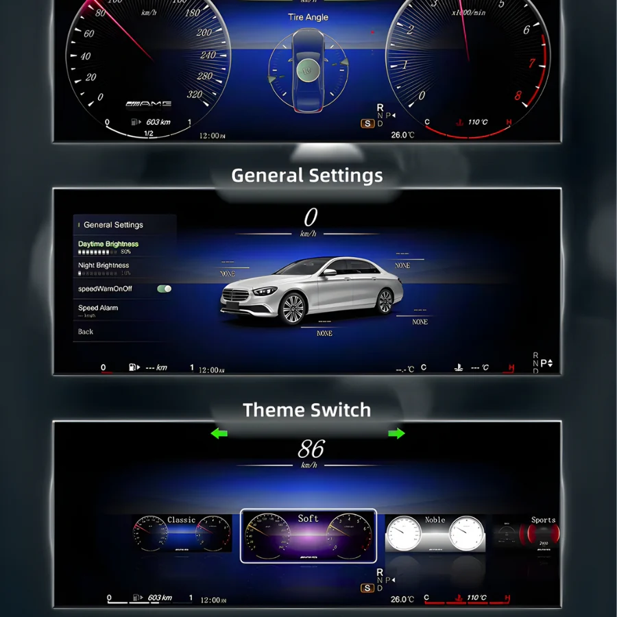 Virtual Cockpit Mercedes Class A / C / E / G / GLE / GLC - Image 4